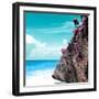 ¡Viva Mexico! Square Collection - Rock in the Caribbean-Philippe Hugonnard-Framed Photographic Print