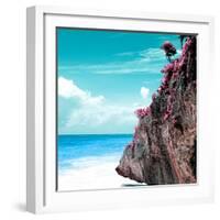 ¡Viva Mexico! Square Collection - Rock in the Caribbean-Philippe Hugonnard-Framed Photographic Print