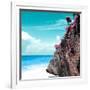 ¡Viva Mexico! Square Collection - Rock in the Caribbean-Philippe Hugonnard-Framed Photographic Print