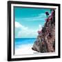 ¡Viva Mexico! Square Collection - Rock in the Caribbean-Philippe Hugonnard-Framed Photographic Print