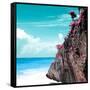 ¡Viva Mexico! Square Collection - Rock in the Caribbean-Philippe Hugonnard-Framed Stretched Canvas