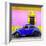 ¡Viva Mexico! Square Collection - Royal Blue VW Beetle - San Cristobal-Philippe Hugonnard-Framed Photographic Print