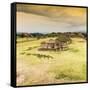 ¡Viva Mexico! Square Collection - Ruins of Monte Alban at Sunset I-Philippe Hugonnard-Framed Stretched Canvas