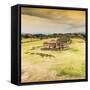 ¡Viva Mexico! Square Collection - Ruins of Monte Alban at Sunset I-Philippe Hugonnard-Framed Stretched Canvas