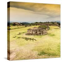 ¡Viva Mexico! Square Collection - Ruins of Monte Alban at Sunset I-Philippe Hugonnard-Stretched Canvas