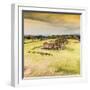 ¡Viva Mexico! Square Collection - Ruins of Monte Alban at Sunset I-Philippe Hugonnard-Framed Photographic Print