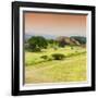 ¡Viva Mexico! Square Collection - Ruins of Monte Alban at Sunset II-Philippe Hugonnard-Framed Photographic Print