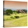 ¡Viva Mexico! Square Collection - Ruins of Monte Alban at Sunset II-Philippe Hugonnard-Stretched Canvas