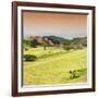 ¡Viva Mexico! Square Collection - Ruins of Monte Alban at Sunset III-Philippe Hugonnard-Framed Photographic Print