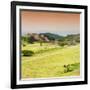 ¡Viva Mexico! Square Collection - Ruins of Monte Alban at Sunset III-Philippe Hugonnard-Framed Photographic Print