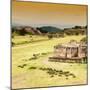 ¡Viva Mexico! Square Collection - Ruins of Monte Alban at Sunset-Philippe Hugonnard-Mounted Photographic Print