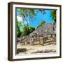 ¡Viva Mexico! Square Collection - Ruins of the ancient Mayan City of Calakmul II-Philippe Hugonnard-Framed Premium Photographic Print