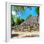 ¡Viva Mexico! Square Collection - Ruins of the ancient Mayan City of Calakmul II-Philippe Hugonnard-Framed Premium Photographic Print