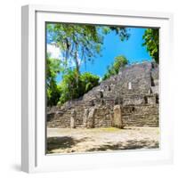 ¡Viva Mexico! Square Collection - Ruins of the ancient Mayan City of Calakmul II-Philippe Hugonnard-Framed Photographic Print