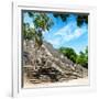 ¡Viva Mexico! Square Collection - Ruins of the ancient Mayan City of Calakmul III-Philippe Hugonnard-Framed Photographic Print