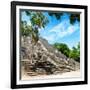 ¡Viva Mexico! Square Collection - Ruins of the ancient Mayan City of Calakmul III-Philippe Hugonnard-Framed Photographic Print