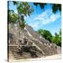 ¡Viva Mexico! Square Collection - Ruins of the ancient Mayan City of Calakmul III-Philippe Hugonnard-Stretched Canvas