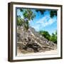 ¡Viva Mexico! Square Collection - Ruins of the ancient Mayan City of Calakmul III-Philippe Hugonnard-Framed Photographic Print