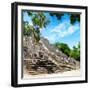 ¡Viva Mexico! Square Collection - Ruins of the ancient Mayan City of Calakmul III-Philippe Hugonnard-Framed Photographic Print