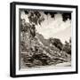 ¡Viva Mexico! Square Collection - Ruins of the ancient Mayan City of Calakmul IV-Philippe Hugonnard-Framed Photographic Print