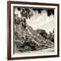 ¡Viva Mexico! Square Collection - Ruins of the ancient Mayan City of Calakmul IV-Philippe Hugonnard-Framed Photographic Print