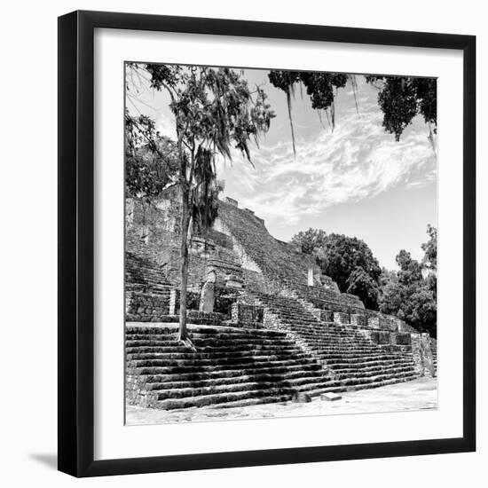 ¡Viva Mexico! Square Collection - Ruins of the ancient Mayan City of Calakmul V-Philippe Hugonnard-Framed Photographic Print