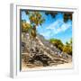 ¡Viva Mexico! Square Collection - Ruins of the ancient Mayan City of Calakmul with Fall Colors I-Philippe Hugonnard-Framed Photographic Print
