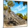 ¡Viva Mexico! Square Collection - Ruins of the ancient Mayan City of Calakmul with Fall Colors I-Philippe Hugonnard-Mounted Photographic Print
