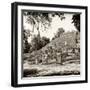 ¡Viva Mexico! Square Collection - Ruins of the ancient Mayan City of Calakmul-Philippe Hugonnard-Framed Photographic Print