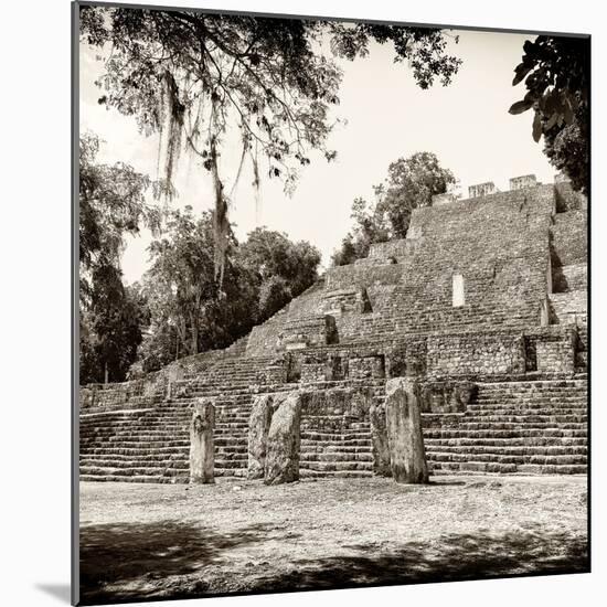 ¡Viva Mexico! Square Collection - Ruins of the ancient Mayan City of Calakmul-Philippe Hugonnard-Mounted Photographic Print