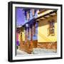 ¡Viva Mexico! Square Collection - San Cristobal Color Houses III-Philippe Hugonnard-Framed Photographic Print