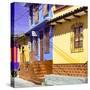 ¡Viva Mexico! Square Collection - San Cristobal Color Houses III-Philippe Hugonnard-Stretched Canvas