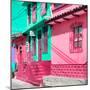 ¡Viva Mexico! Square Collection - San Cristobal Color Houses IV-Philippe Hugonnard-Mounted Photographic Print