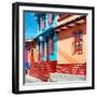 ¡Viva Mexico! Square Collection - San Cristobal Color Houses-Philippe Hugonnard-Framed Photographic Print