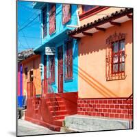 ¡Viva Mexico! Square Collection - San Cristobal Color Houses-Philippe Hugonnard-Mounted Photographic Print