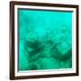 ¡Viva Mexico! Square Collection - Sculptures at bottom of sea in Cancun III-Philippe Hugonnard-Framed Photographic Print