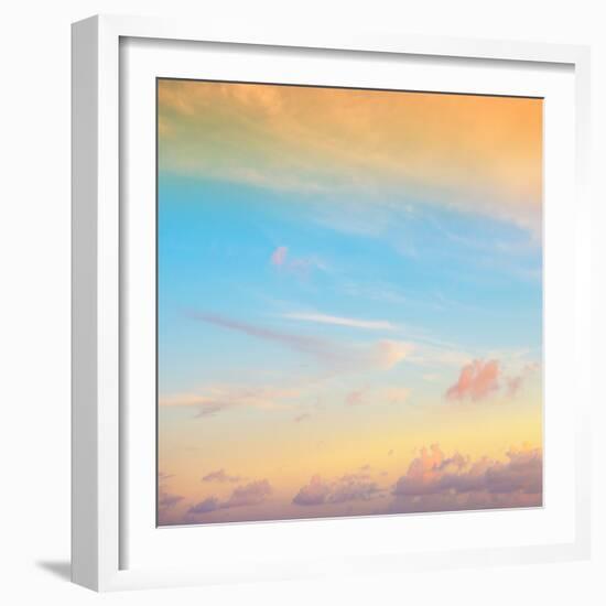 ¡Viva Mexico! Square Collection - Sky at Sunset II-Philippe Hugonnard-Framed Photographic Print