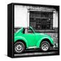 ¡Viva Mexico! Square Collection - Small Coral Green VW Beetle Car-Philippe Hugonnard-Framed Stretched Canvas