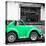 ¡Viva Mexico! Square Collection - Small Coral Green VW Beetle Car-Philippe Hugonnard-Stretched Canvas
