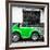 ¡Viva Mexico! Square Collection - Small Green VW Beetle Car-Philippe Hugonnard-Framed Photographic Print