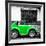 ¡Viva Mexico! Square Collection - Small Green VW Beetle Car-Philippe Hugonnard-Framed Photographic Print