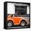 ¡Viva Mexico! Square Collection - Small Orange VW Beetle Car-Philippe Hugonnard-Framed Stretched Canvas