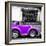 ¡Viva Mexico! Square Collection - Small Purple VW Beetle Car-Philippe Hugonnard-Framed Photographic Print