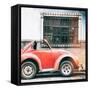 ¡Viva Mexico! Square Collection - Small Red VW Beetle Car III-Philippe Hugonnard-Framed Stretched Canvas