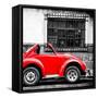¡Viva Mexico! Square Collection - Small Red VW Beetle Car-Philippe Hugonnard-Framed Stretched Canvas