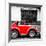 ¡Viva Mexico! Square Collection - Small Red VW Beetle Car-Philippe Hugonnard-Framed Photographic Print