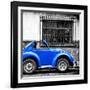 ¡Viva Mexico! Square Collection - Small Royal Blue VW Beetle Car-Philippe Hugonnard-Framed Photographic Print