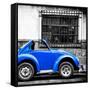 ¡Viva Mexico! Square Collection - Small Royal Blue VW Beetle Car-Philippe Hugonnard-Framed Stretched Canvas