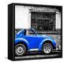 ¡Viva Mexico! Square Collection - Small Royal Blue VW Beetle Car-Philippe Hugonnard-Framed Stretched Canvas