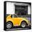 ¡Viva Mexico! Square Collection - Small Yellow VW Beetle Car-Philippe Hugonnard-Framed Stretched Canvas